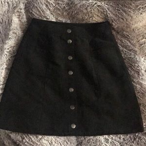 black button up skirt!! size 2